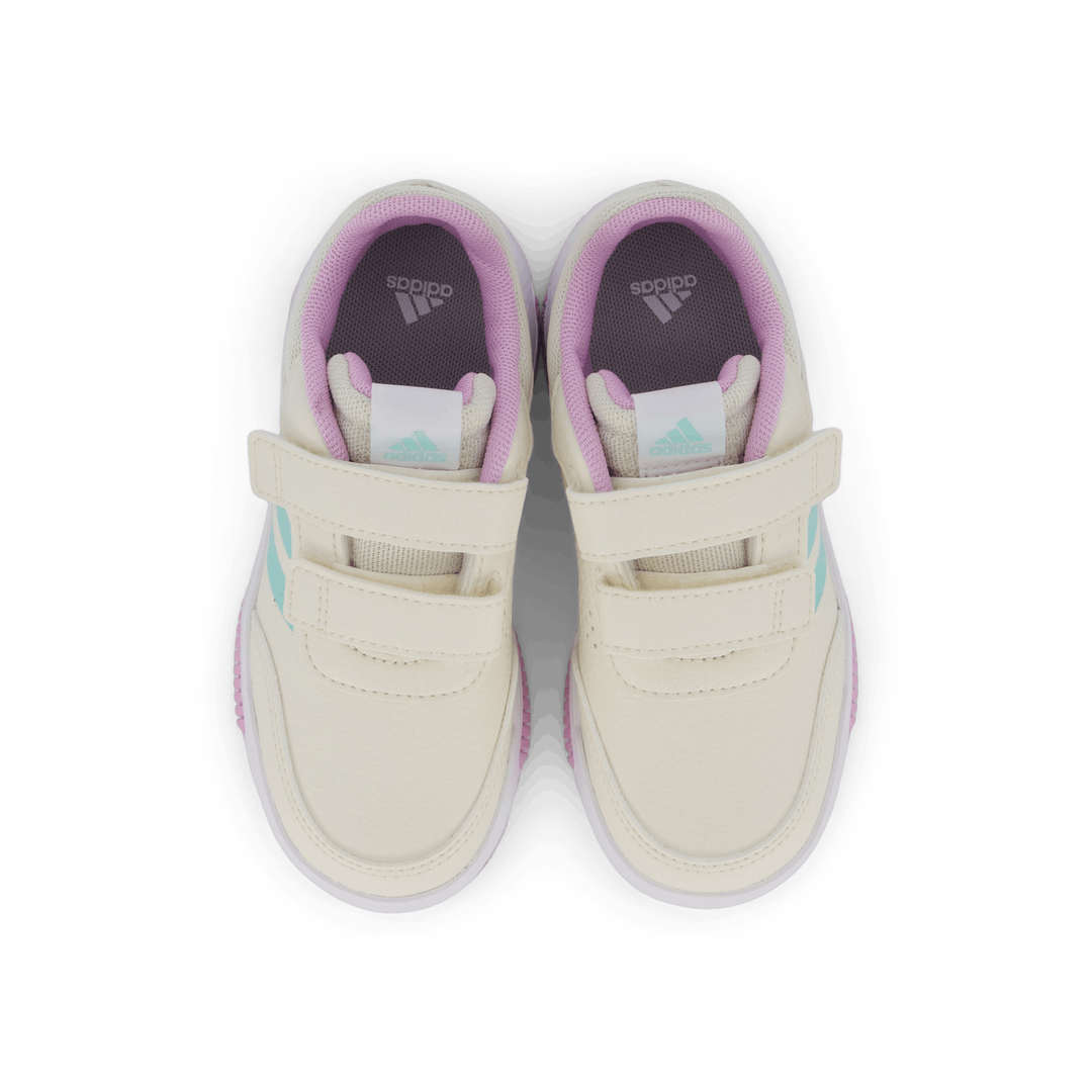 Tensaur Hook and Loop Shoes Chalk White / Semi Flash Aqua / Bliss Lilac