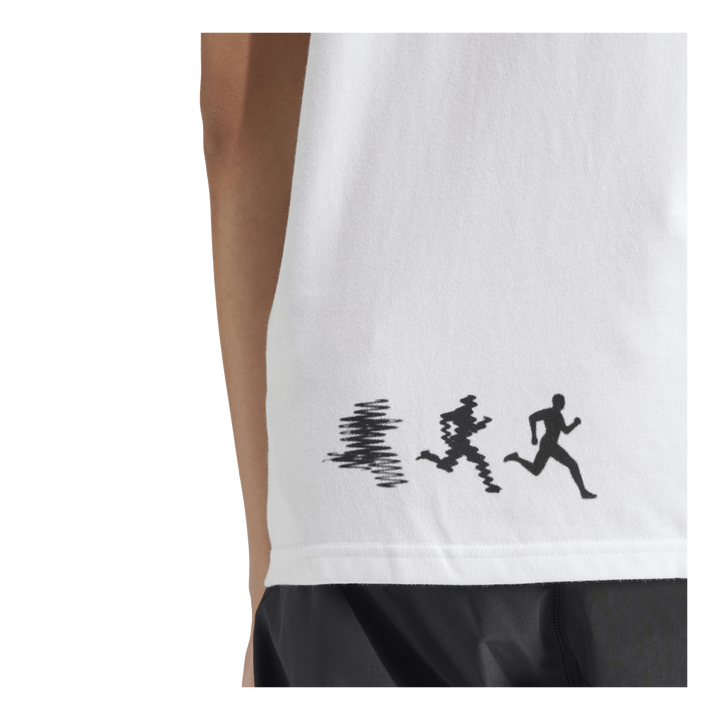 Running State of Mind Graphic T-Shirt White