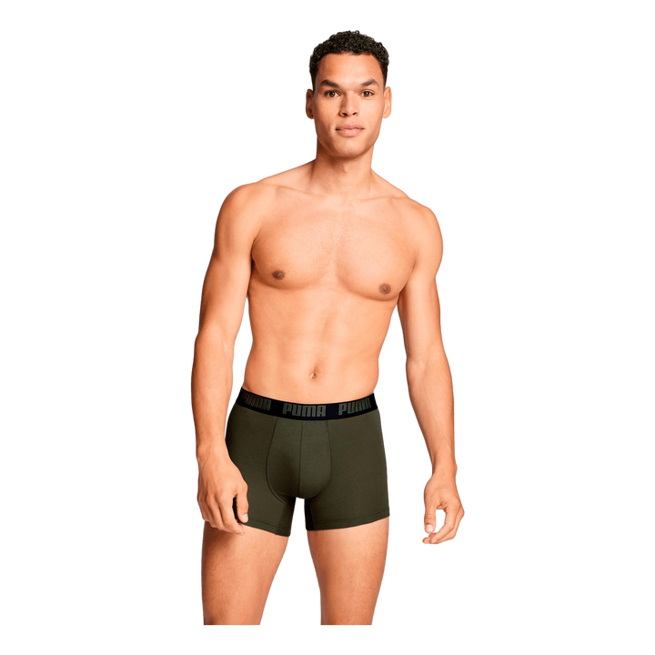 Puma Men Everyday Basic Boxer  Forest Night Tonal