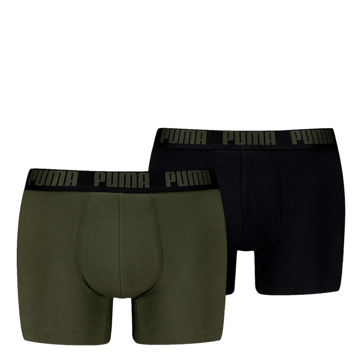 Puma Men Everyday Basic Boxer  Forest Night Tonal