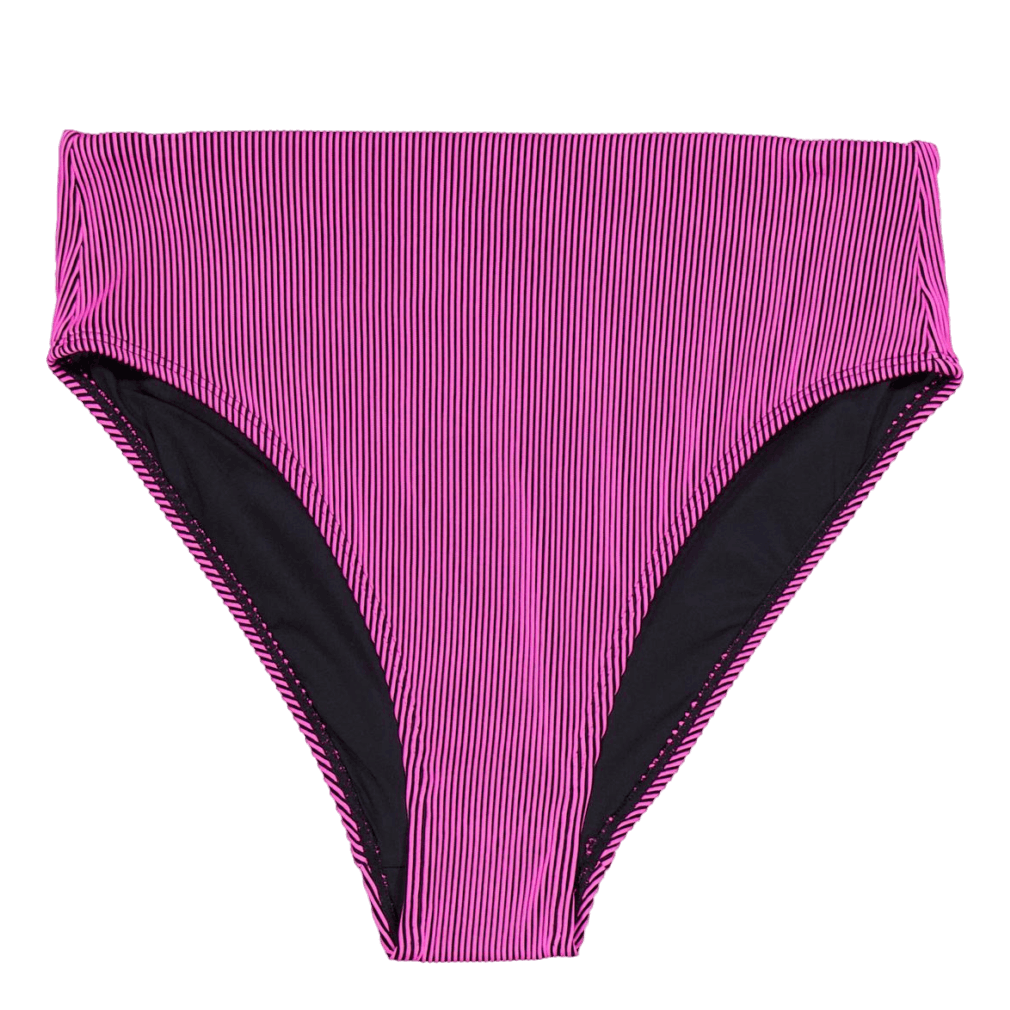 Ribbed High Waist Pink