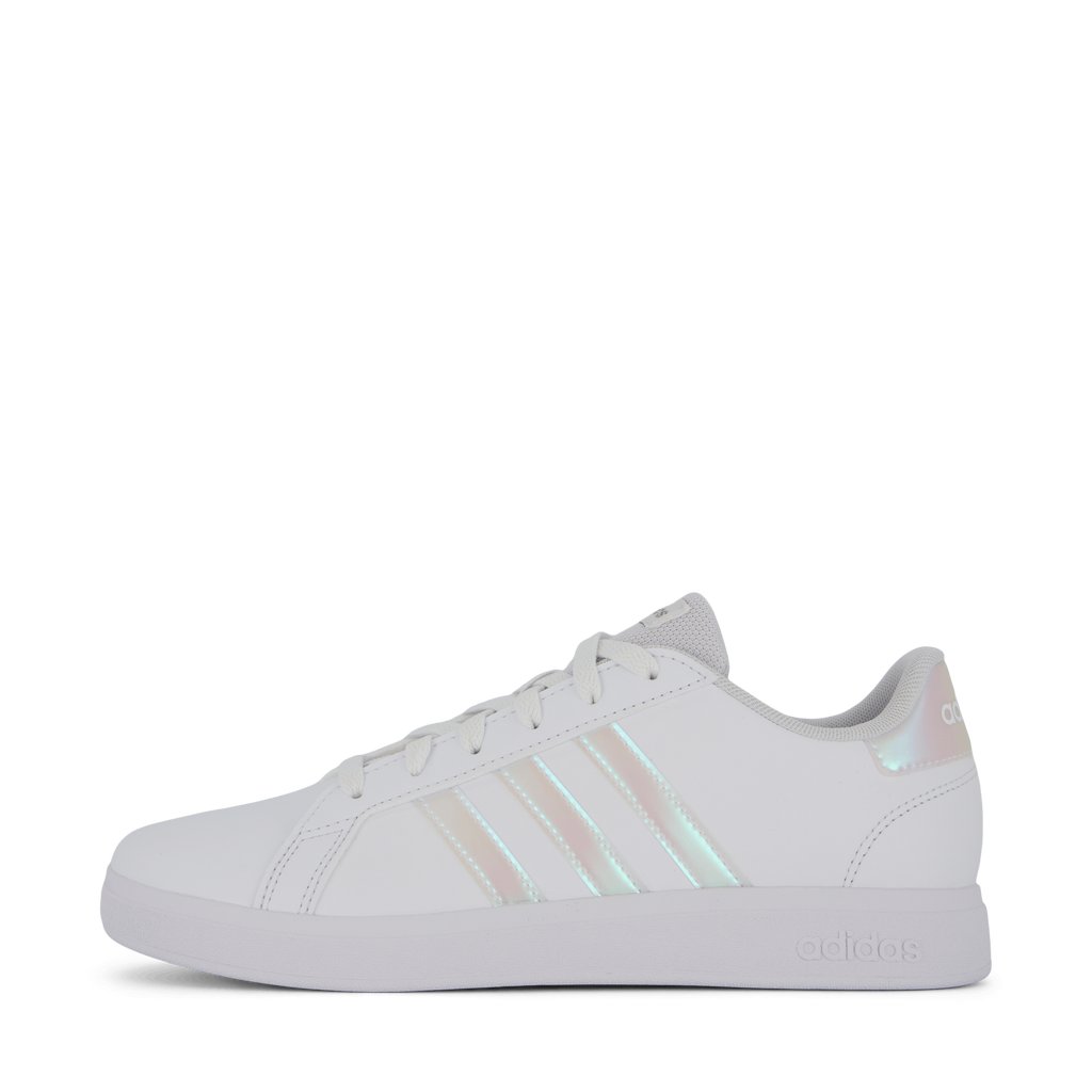 Grand Court Lifestyle Lace Tennis Shoes Cloud White / Iridescent / Cloud