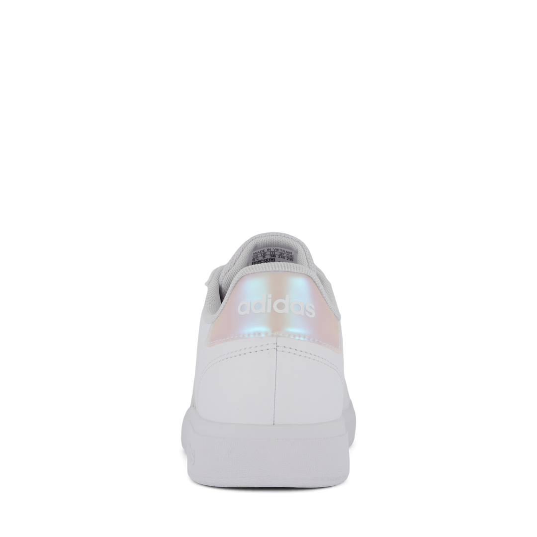 Grand Court Lifestyle Lace Tennis Shoes Cloud White / Iridescent / Cloud White