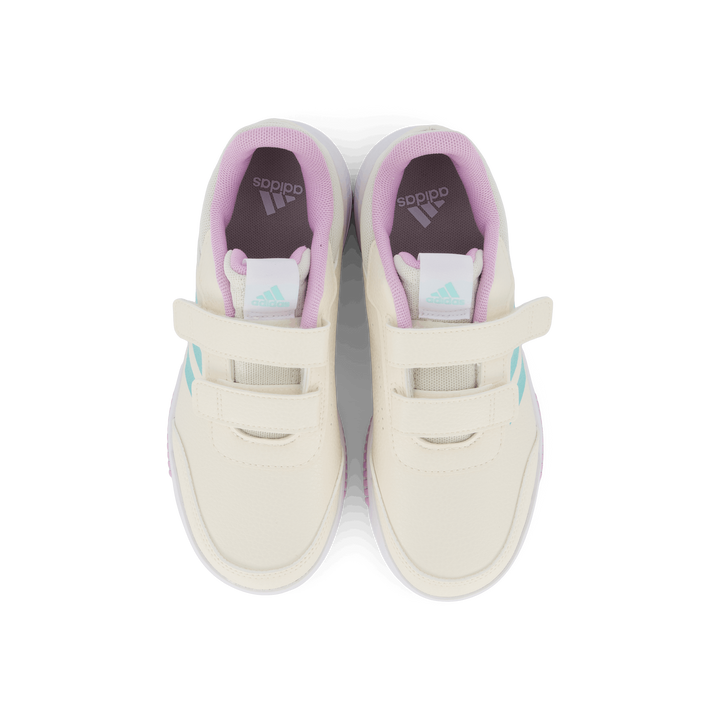 Tensaur Hook and Loop Shoes Chalk White / Semi Flash Aqua / Bliss Lilac