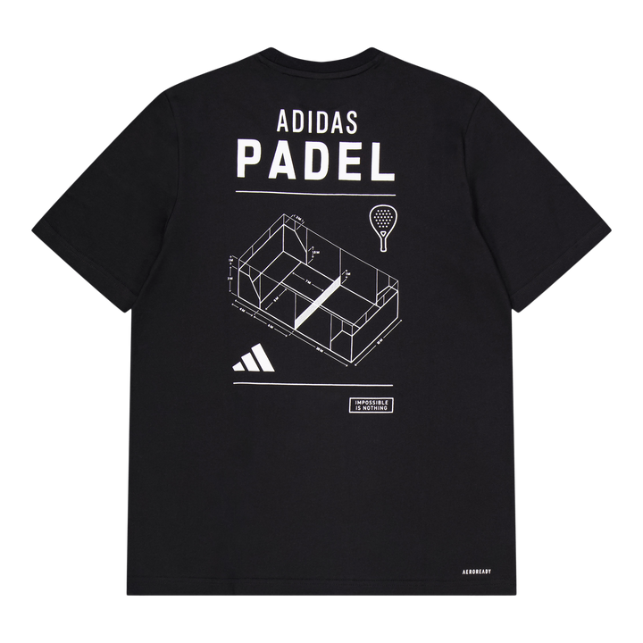 Padel Graphic Tee Black – - Main Image