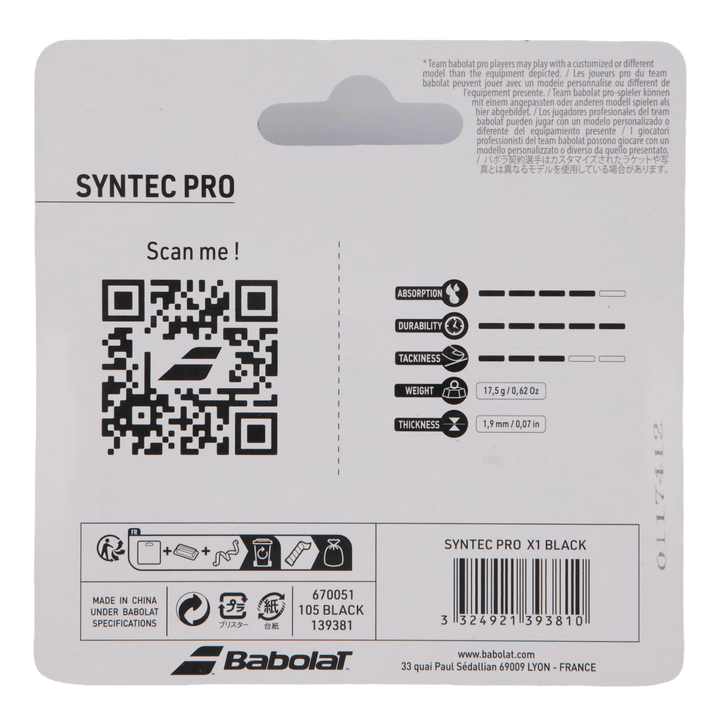 Syntec Pro 1-pack Black