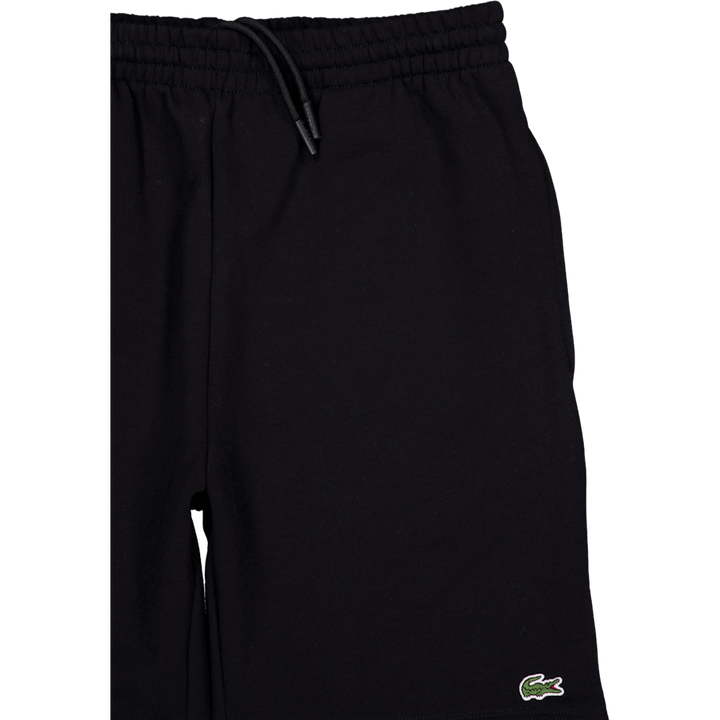 Regular Fit Fleece Shorts BLACK