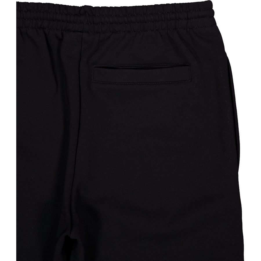 Regular Fit Fleece Shorts BLACK
