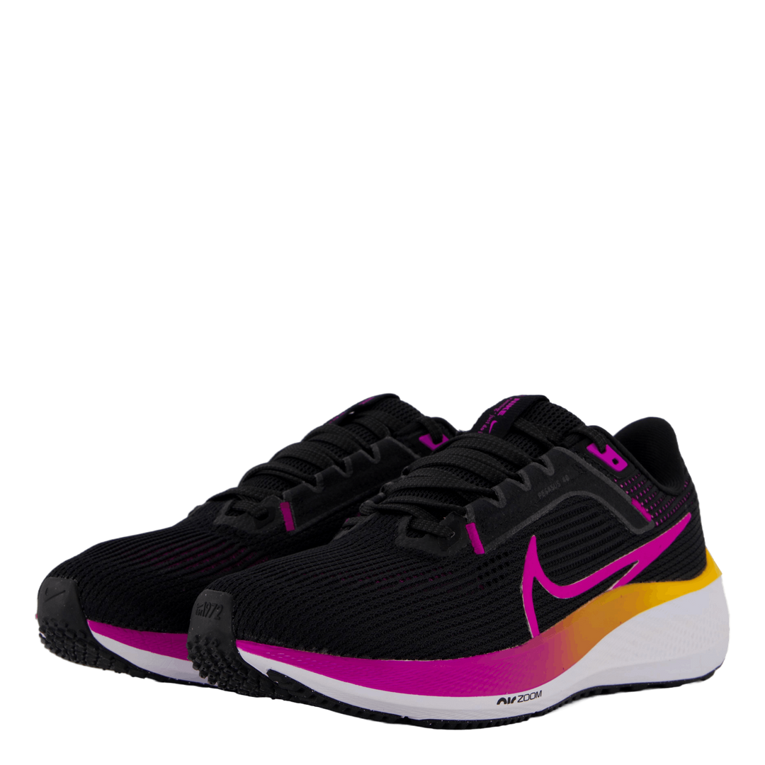 Nike Pegasus 40 Women's Road R Black/hyper Violet-laser Orang