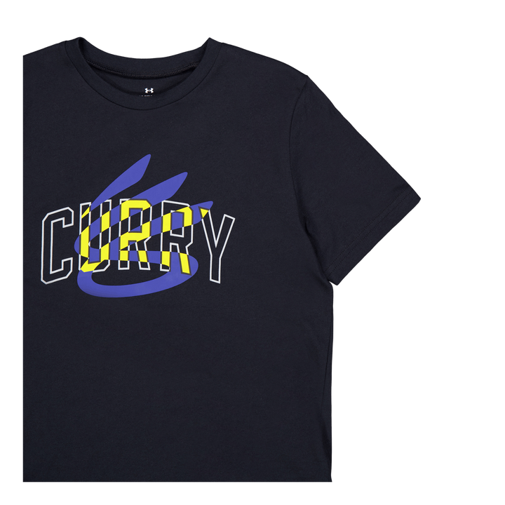 Curry Logo Tee Black