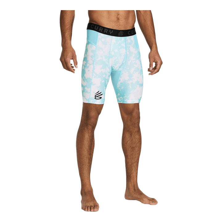 Ua Curry Hg Prtd Shorts Sky Blue