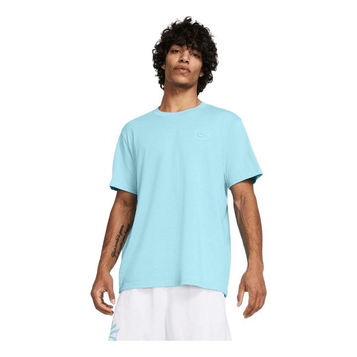 Curry Emboss Hw Tee Sky Blue