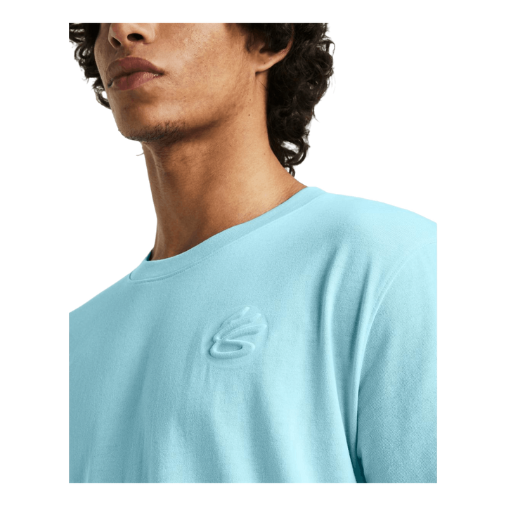 Curry Emboss Hw Tee Sky Blue