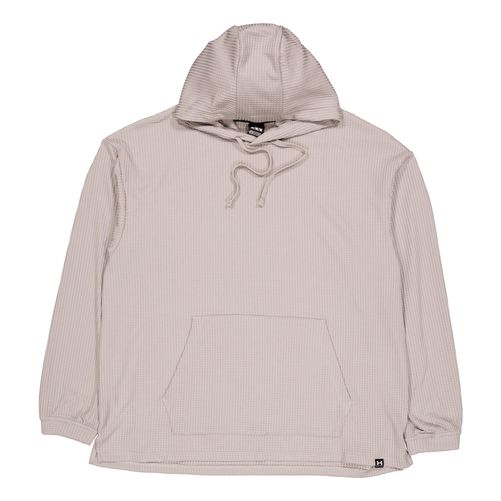 Ua Rival Waffle Hoodie Taupe