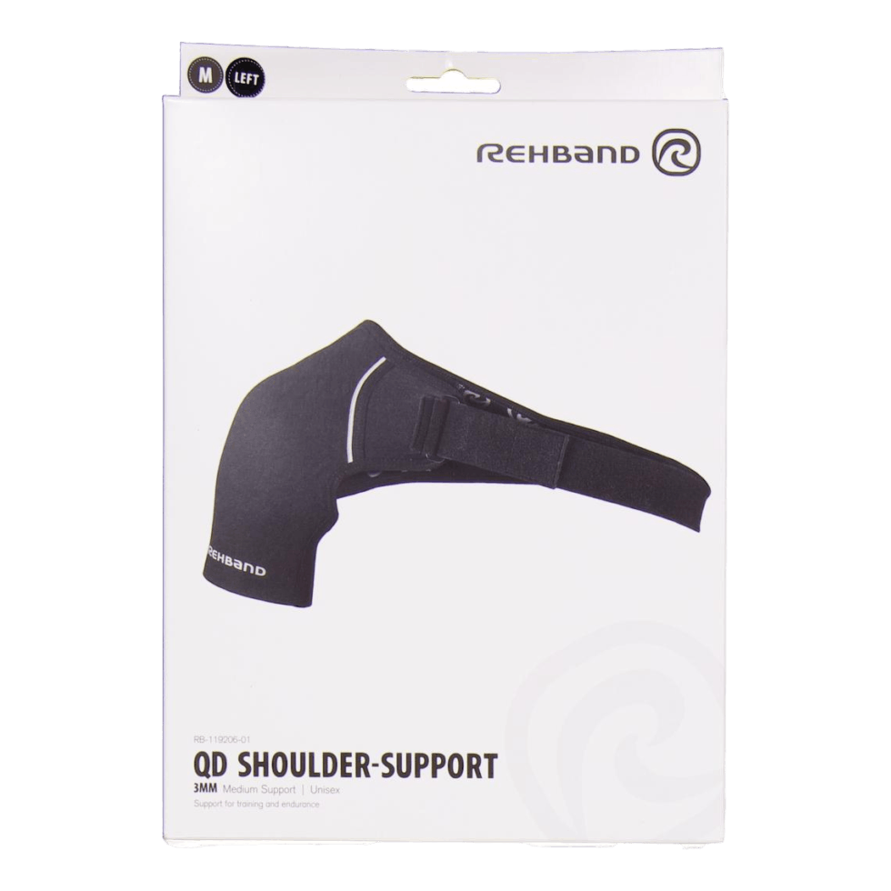 Qd Shoulder Support Left 3mm Black