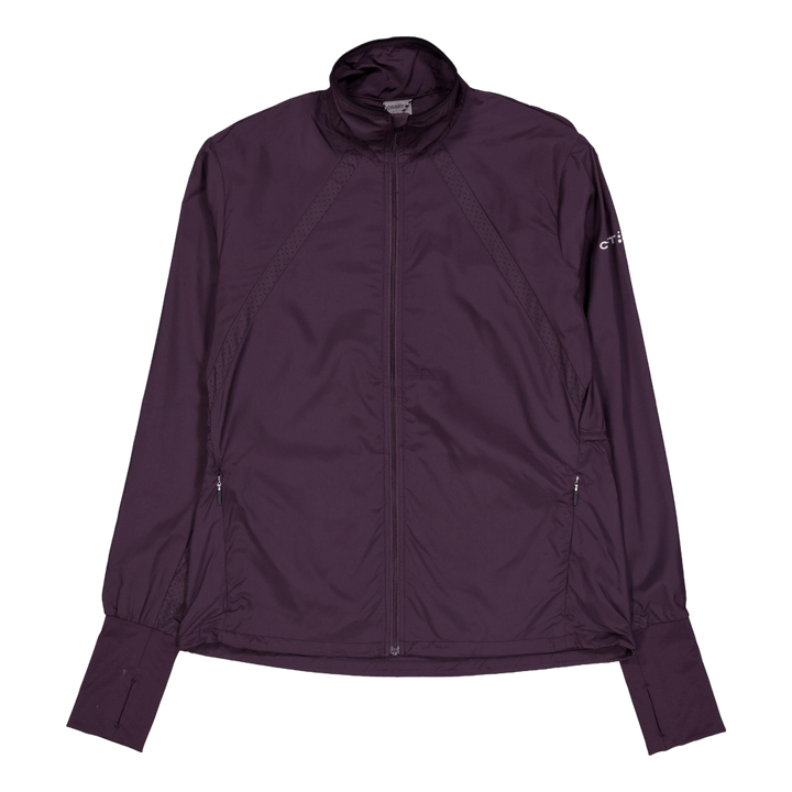 Adv Essence Wind Jacket W Dk Plum