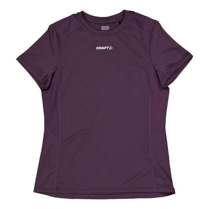 Adv Essence Ss Tee 2 W Dk Plum