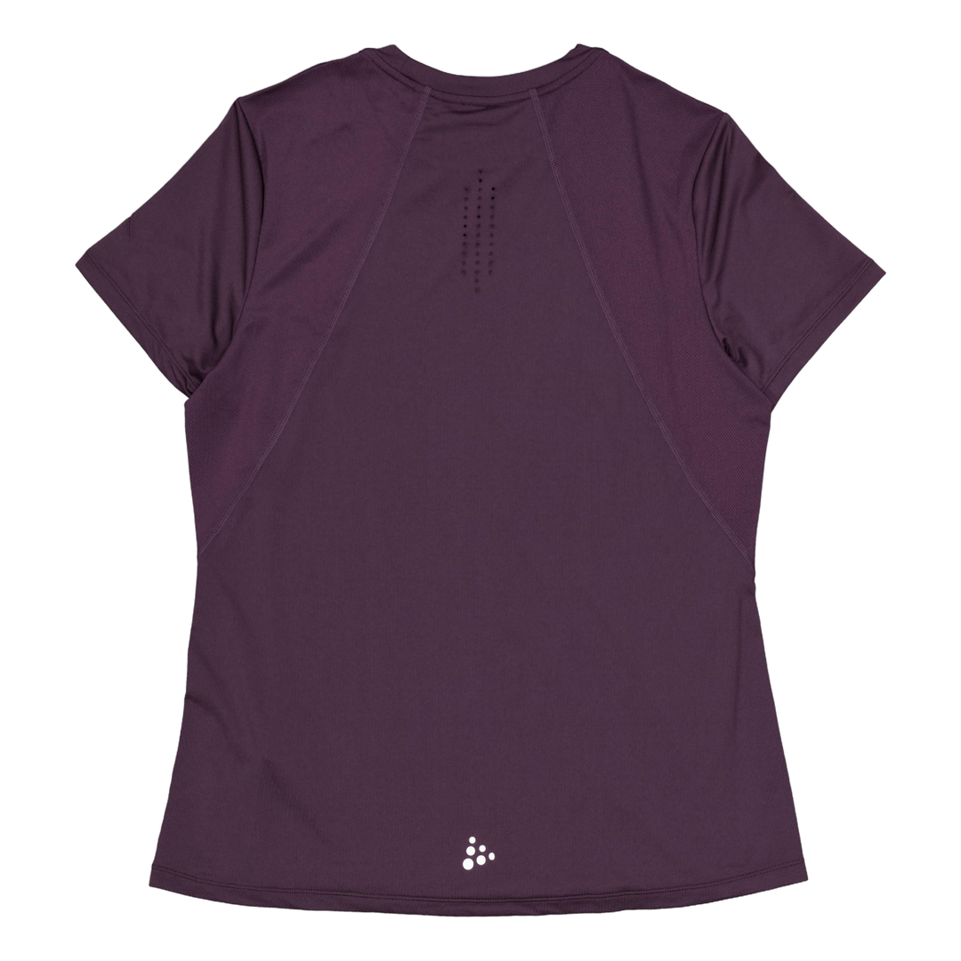 Adv Essence Ss Tee 2 W Dk Plum