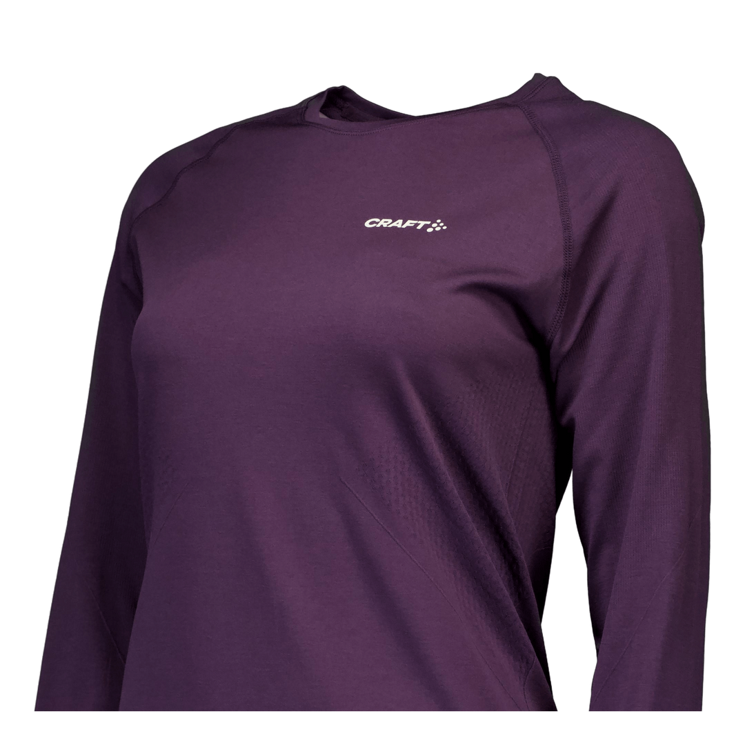 Core Dry Active Comfort Ls W Dk Plum