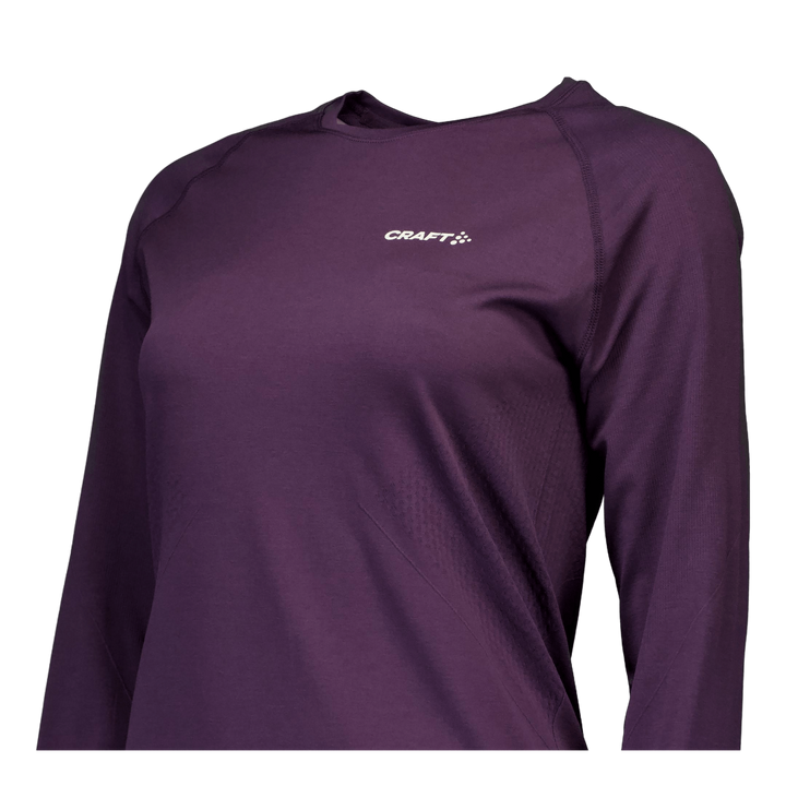 Core Dry Active Comfort Ls W Dk Plum