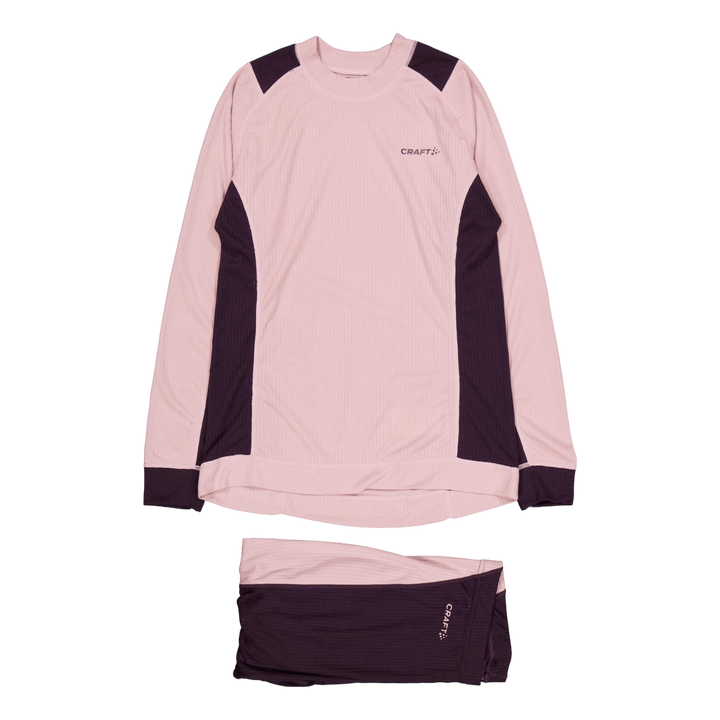 Core Dry Baselayer Set W Charm/dk Plum