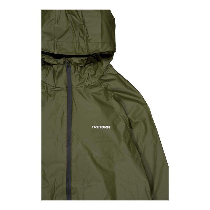 Packable Rainbreaker Set Forest Green