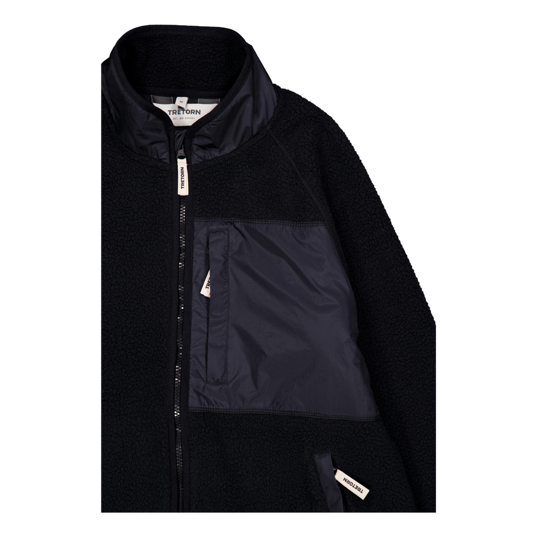 Farhult Pile Patch Jacket Black