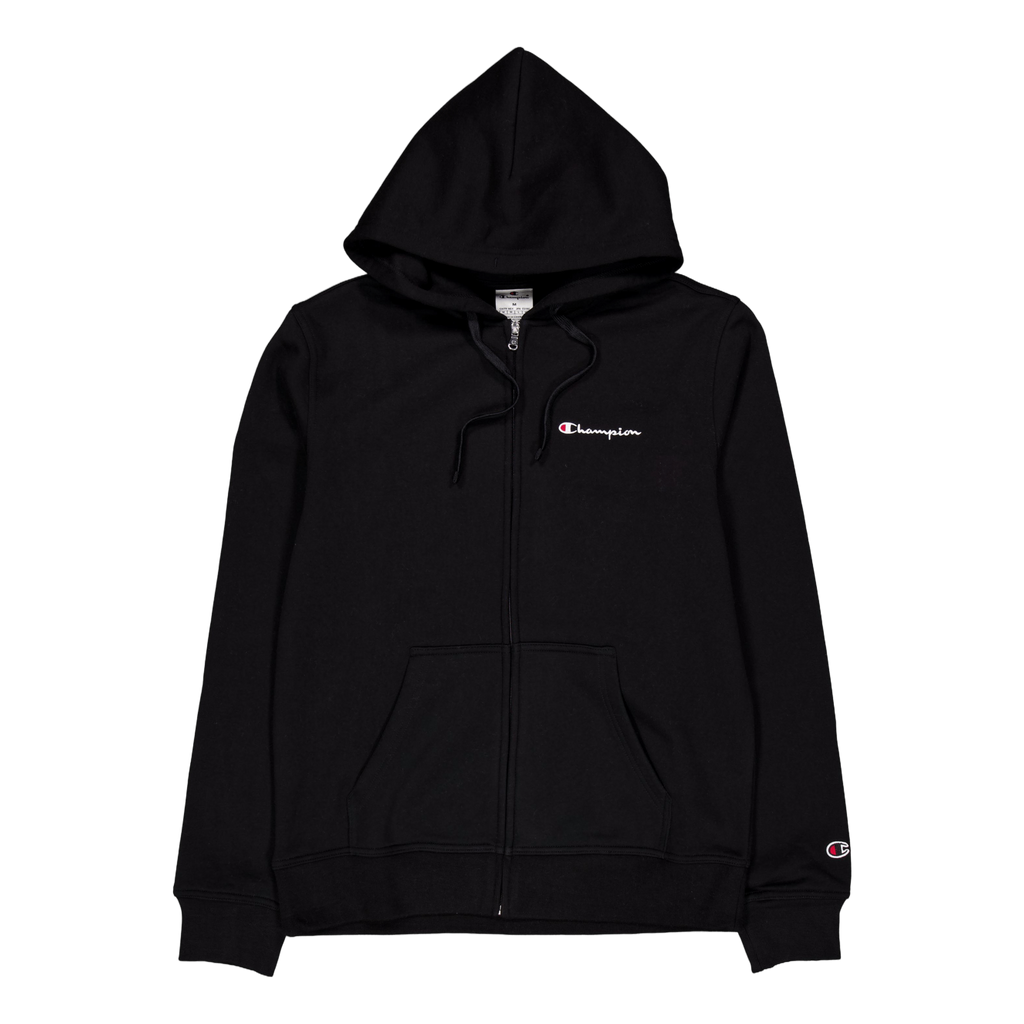 Hooded Full Zip Sweatshirt Black Beauty