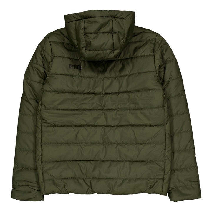 Ess Hooded Padded Jacket Dark Olive