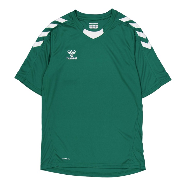 Hmlcore Xk Poly Jersey S/s Evergreen