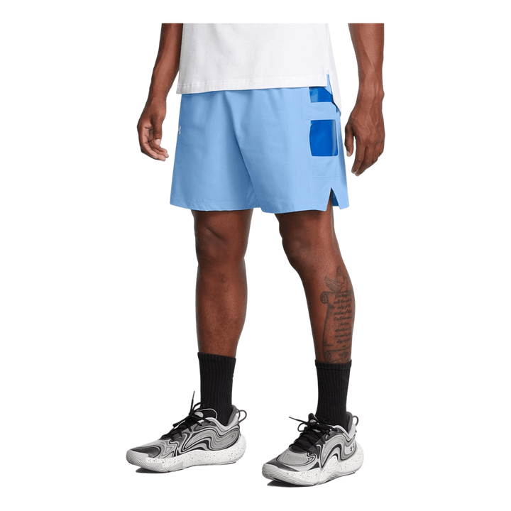 Ua Baseline Woven Short Horizon Blue