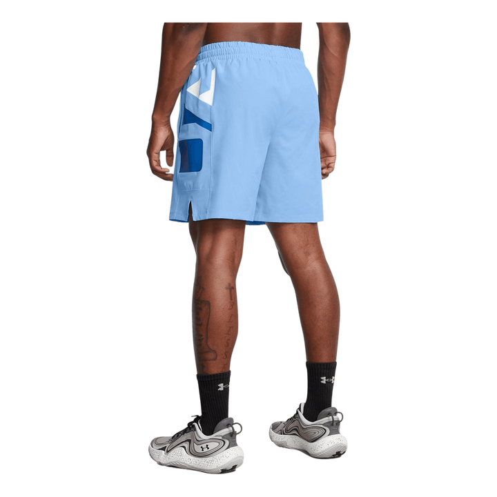 Ua Baseline Woven Short Horizon Blue