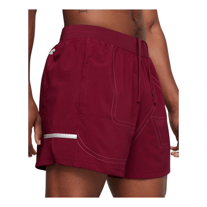 Ua Baseline Pro 5" Short Cardinal