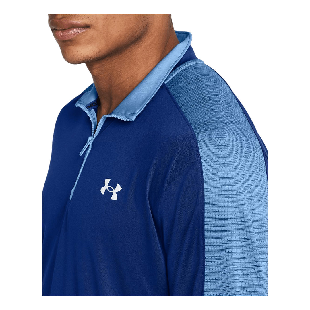 Ua Tech Utility 1/4 Zip Tech Blue