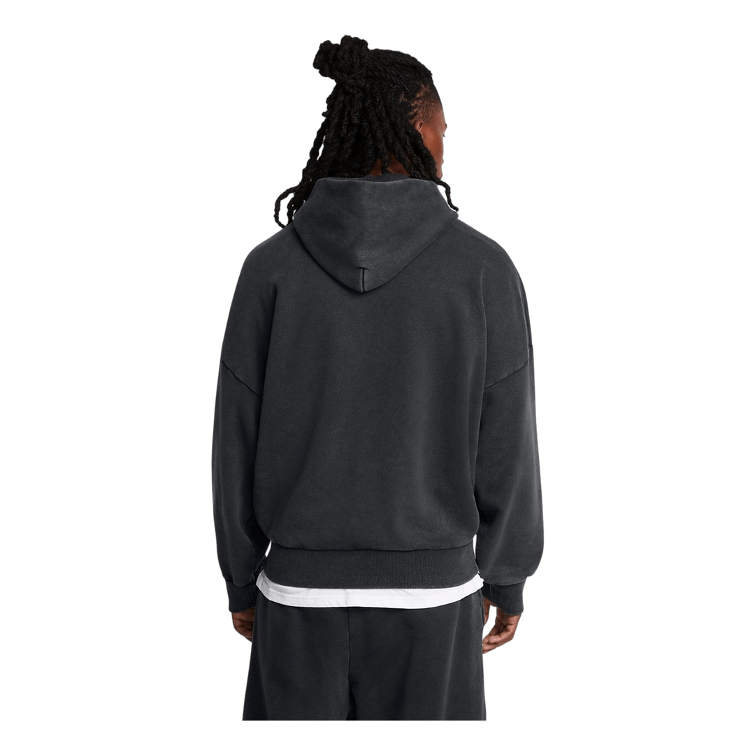 Ua Icon Hwt Flc Wash Os Hood Black