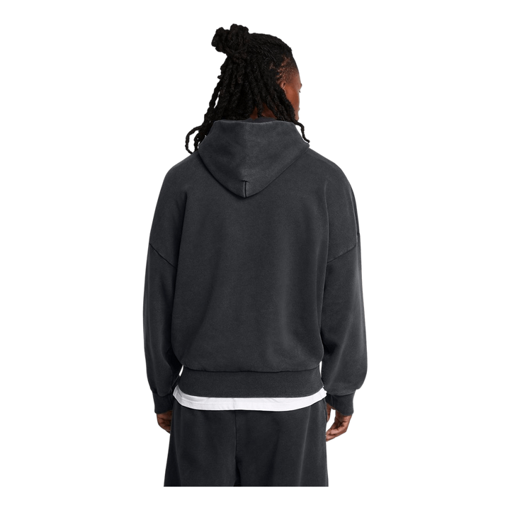 Ua Icon Hwt Flc Wash Os Hood Black