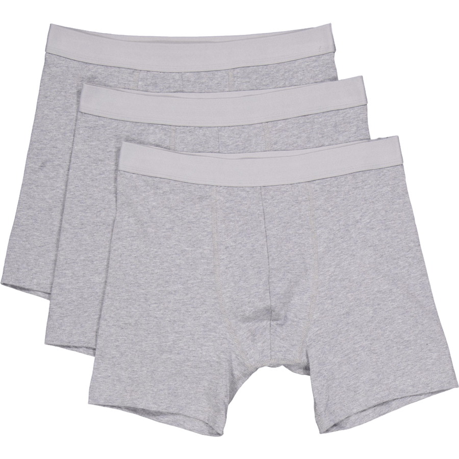 Boxer-Brief Extra Long 3-pack Grey Melange