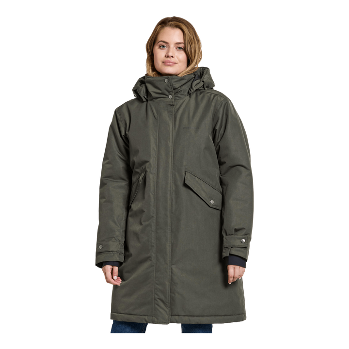 Josefine Wns Parka 2 Deep Green