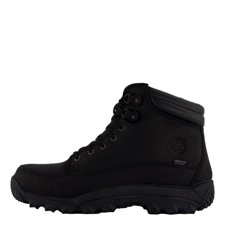 Mid Lace Up Waterproof Hiking  Black