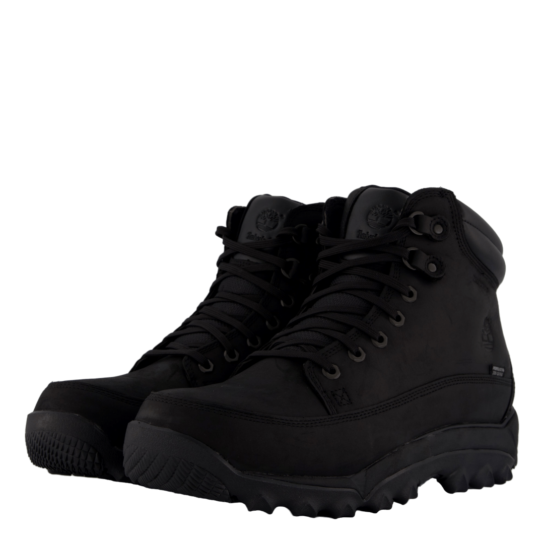 Mid Lace Up Waterproof Hiking  Black