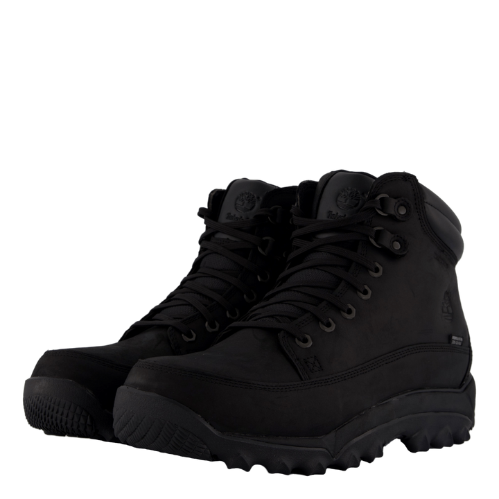 Mid Lace Up Waterproof Hiking  Black