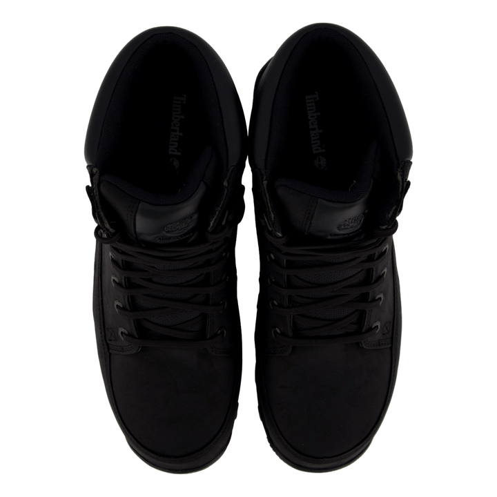 Mid Lace Up Waterproof Hiking  Black