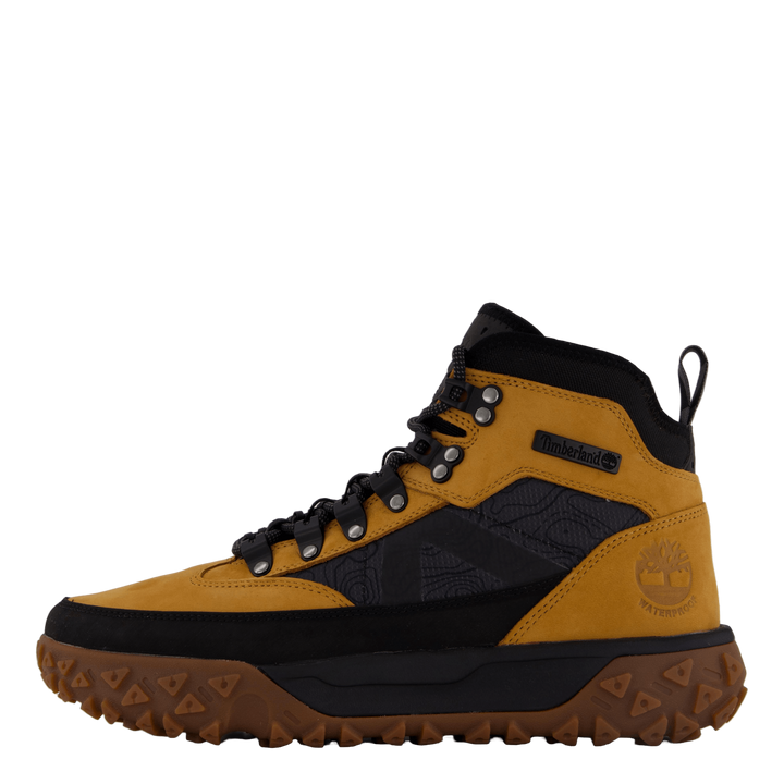 Mid Lace Up Waterproof Hiking  Wheat