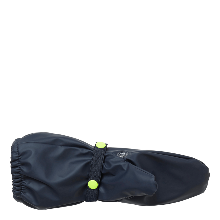 K Bergen Fleece Pu Mittens Navy