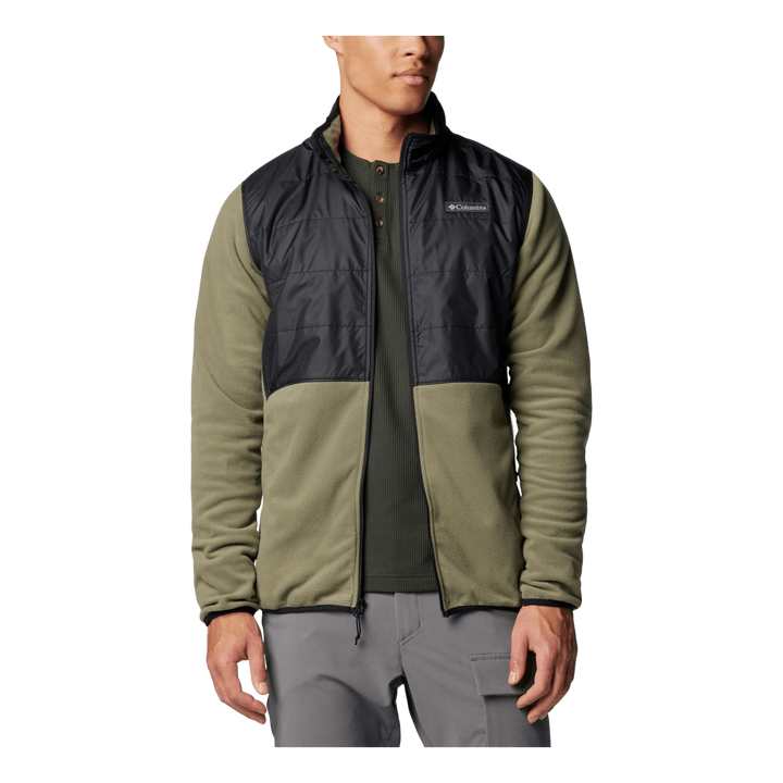 Basin Butte™ Full Zip Fleece I Stone Green, Black