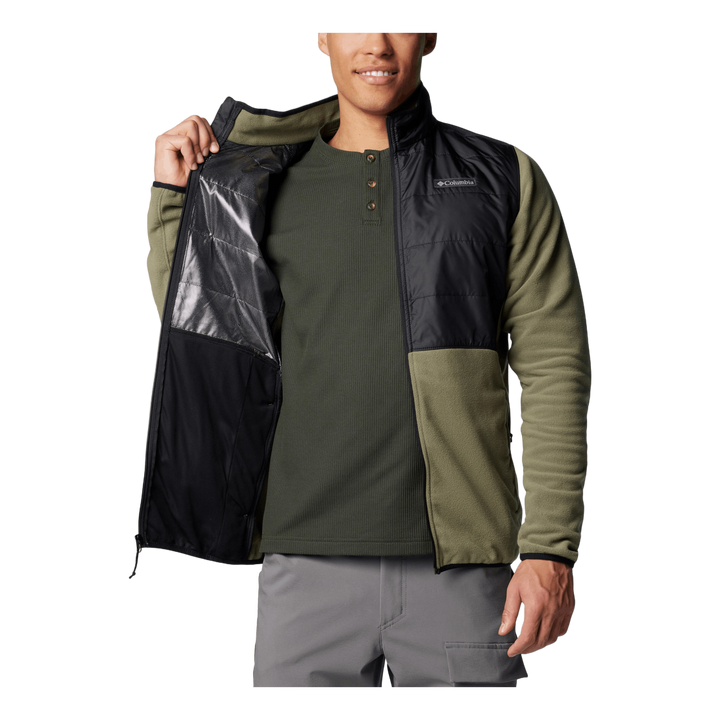 Basin Butte™ Full Zip Fleece I Stone Green, Black