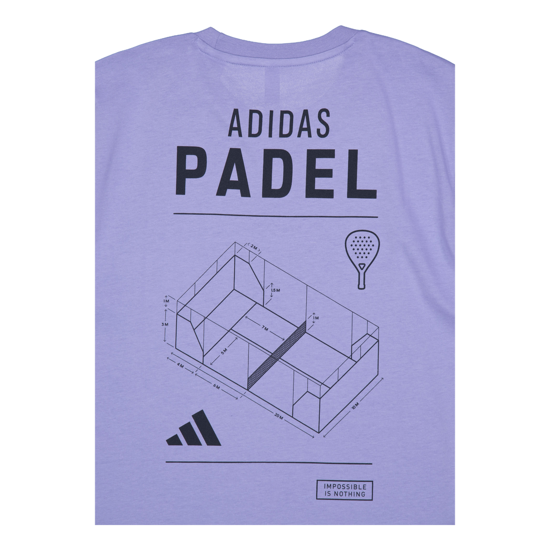 Padel Category Graphic T-shirt Blue