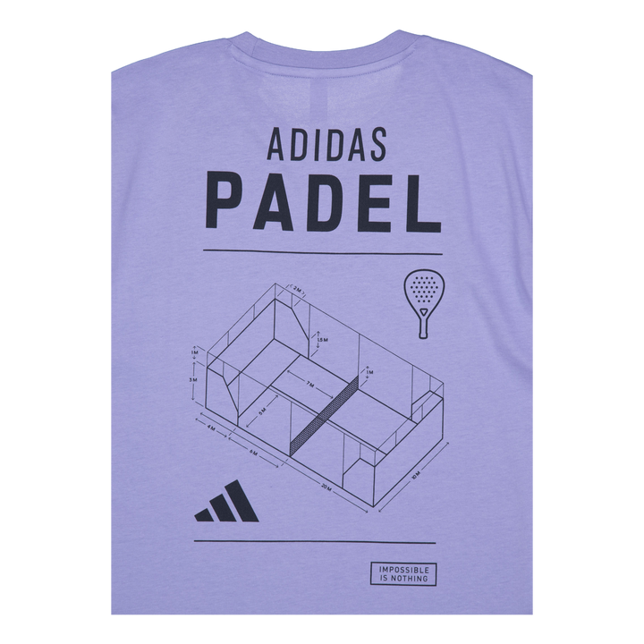 Padel Category Graphic T-shirt Blue