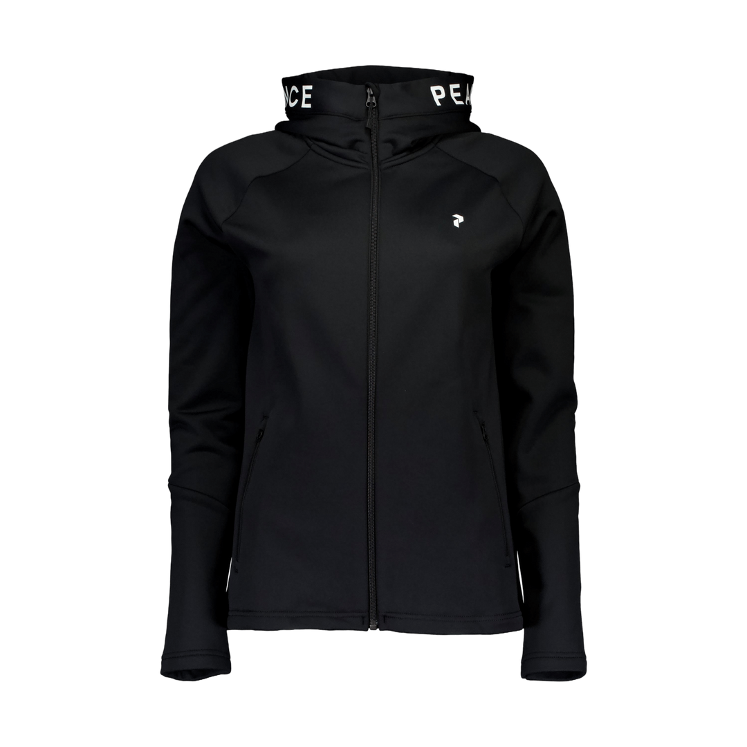 W Rider Zip Hood Black