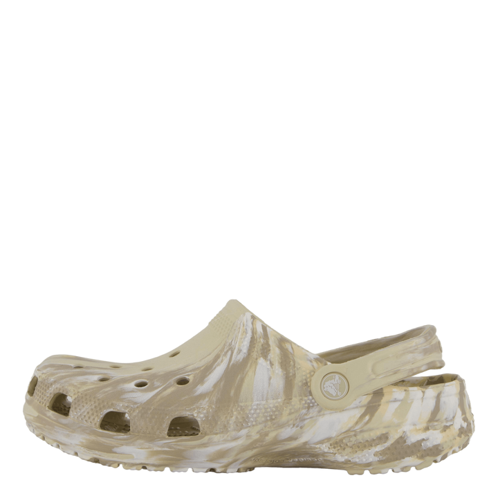 Classic Marbled Clog Bone/multi